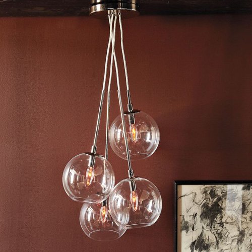 Lightinthebox 60w Artistic Modern Pendant With 4 Lights In Glass Bubble Design Modern Home Ceiling Light Fixture