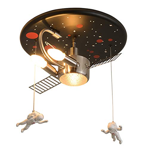 Childrens Lighting LED Ceiling Light Boy Room LED Modern Creative Astronaut Space Chandeliers Girl Bedroom Lamp Lighting Lamp