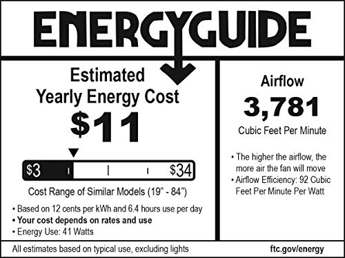 Minka-Aire F534L-ORB Lun-Aire 54 LED Ceiling Fan Oil Rubbed Bronze Finish with Dark Pine Blades