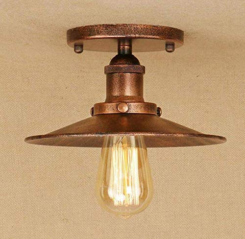 Ceiling Lights Lamps Chandeliers Pendant Light Fixtures Semi-Flush Mount Lamp E27 Celling Light Kitchen Lamp Ceiling Fixture Industrial Lighting Old Rust Energy Class A for Bedroom Living Room Ki