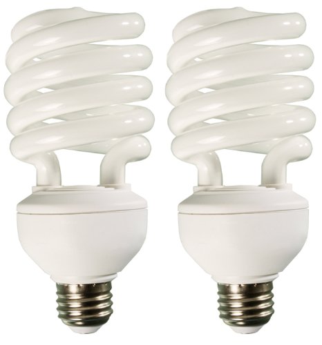 Hydrofarm Light - 2 Flc32d 32w Dayspot Cfl Spiral Compact Fluorescent Grow Light Bulbs