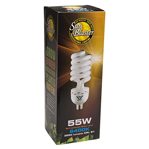 Sun Blaster 55 Watt 6400K CFL Light Bulb