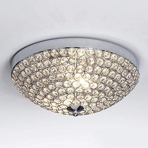 Crystal Ceiling LightLamp 12-Inch Modern Minimalist Handmade Led Ceiling Chandelier Parlour Bedchamber Corridor Hallway Aisle Decorative Ceiling LightLamp E14X2 BOSS LV 220v