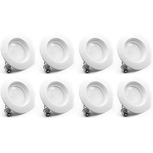 8-Pack Bioluz LED 6 BRIGHTEST RETROFIT 120 Watt Replacement WARM WHITE UL-listed Dimmable Retrofit LED Recessed Lighting Fixture - 2700K Warm White LED Ceiling Light - 1200 Lumen Recessed Downlight