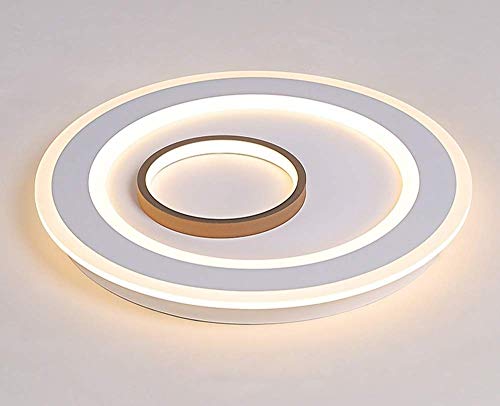 Hurffue Modern White LED Ceiling Lamp Simplicity Ceiling Light Ultrathin Living Room Bedroom Lamp Round Living Room Bedroom Hallway Balcony Decorative Ceiling Light Color  6000K White Light