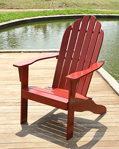 Cambridge-Casual Bentley Adirondack Chair Red