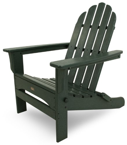 Trex Outdoor Furniture Cape Cod Folding Adirondack Chair Rainforest Canopy