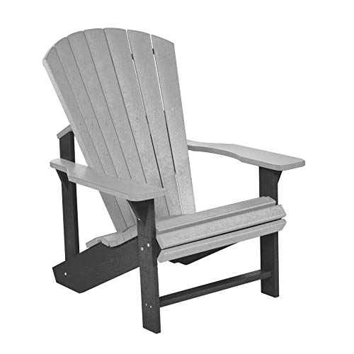 CR Plastics Generation Adirondack Chair Slate GreyLight Grey