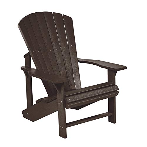 Recycled Plastic Adirondack Chair Chocolate 32 L x 31 W x 40-12H