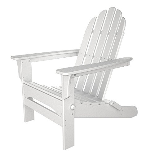 Table in a Bag WPADIR Folding Poly Plastic Adirondack Chair White