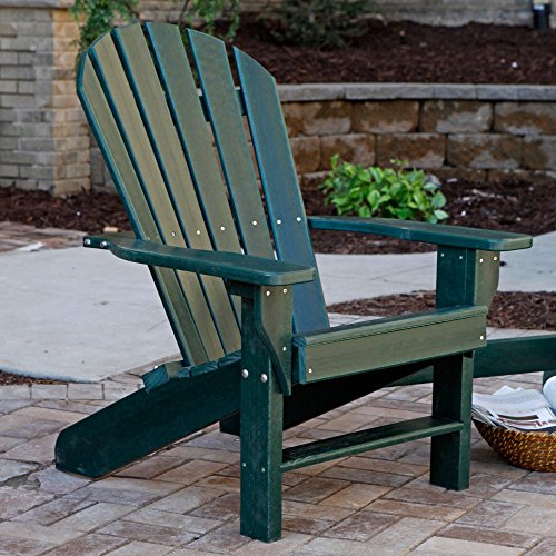 Jayhawk Plastics Recycled Plastic Seaside Adirondack Chair