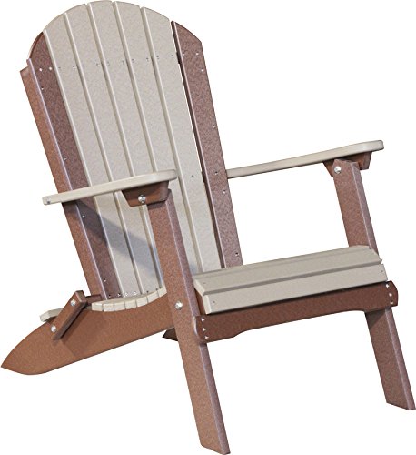Luxcraft Recycled Plastic Folding Adirondack Chair