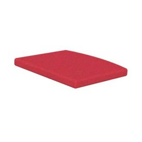 POLYWOOD Outdoor Furniture South Beach Dining Chair Seat Cushion Logo Red Sunbrella