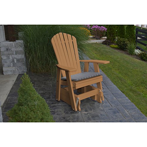 A&L Furniture Company Recycled Plastic Adirondack Gliding Chair