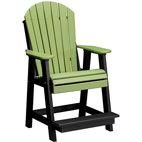 LuxCraft Recycled Plastic Adirondack Balcony Chair