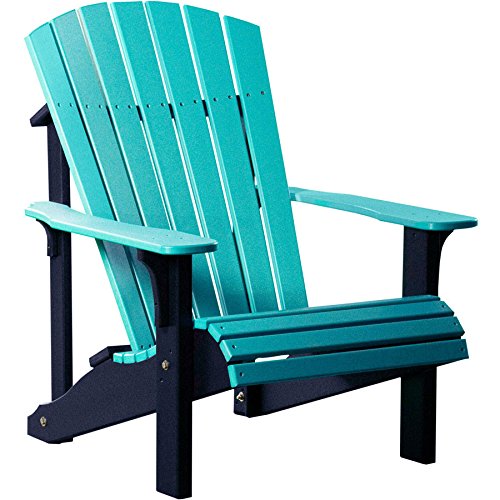 LuxCraft Recycled Plastic Deluxe Adirondack Chair