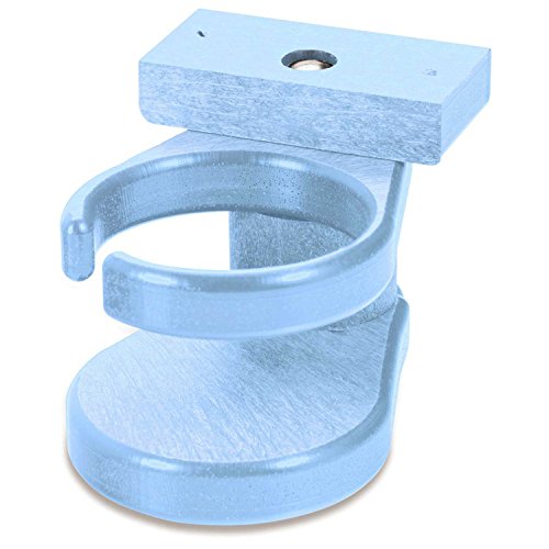 Recycled Plastic Adirondack Chair Cup Holder Sky Blue 6L X 4W X 4H
