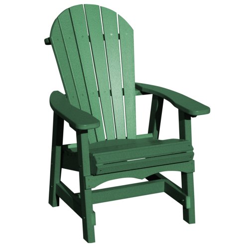 VIFAH V1085-G Recycled Plastic Adirondack Dining Chair Green