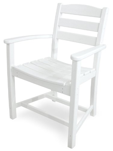 Polywood Td200wh La Casa Caf&eacute Dining Arm Chair White