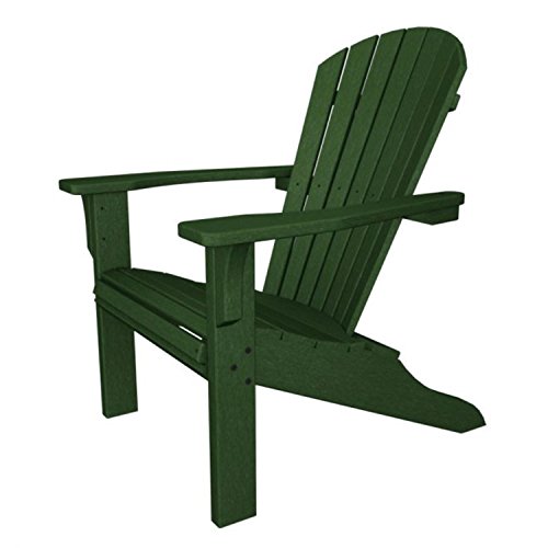 385 Recycled Earth-Friendly Patio Outdoor Adirondack Chair - Green