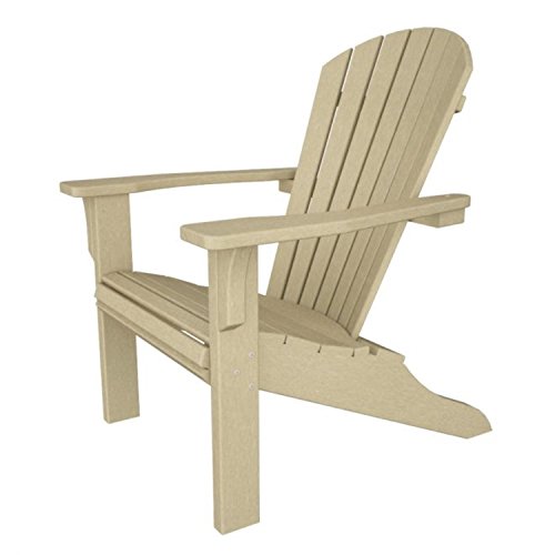 385 Recycled Earth-Friendly Patio Outdoor Adirondack Chair - Sand Brown