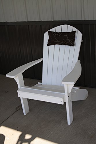 Outdoor Adirondack Chair Head Pillow Sundown Material- Brown Swirl