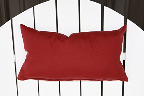 Outdoor Adirondack Chair Head Pillow Sundown Material- Burgundy