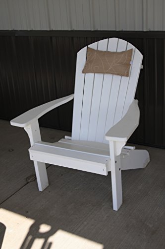 Outdoor Adirondack Chair Head Pillow Sundown Material- Tan Swirl