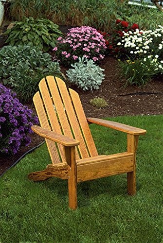 Leisure Lawns Poly Outdoor Furniture Patio Pine Wood Kennebunkport Chair Natural