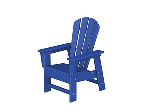 315 Recycled Earth-Friendly Outdoor Kids Adirondack Chair - Pacific Blue