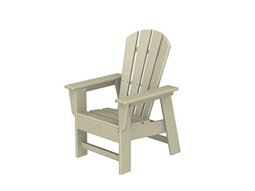315 Recycled Earth-Friendly Outdoor Kids Adirondack Chair - Sand Brown