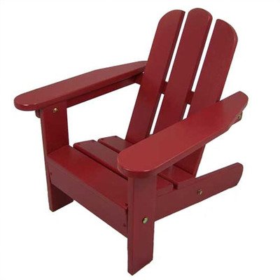 Kids Adirondack Chair II Finish Firehouse Red