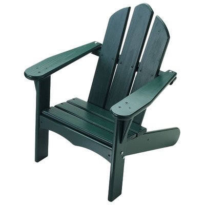 Personalized Kids Adirondack Chair Finish Green Letter Finish Apple Green