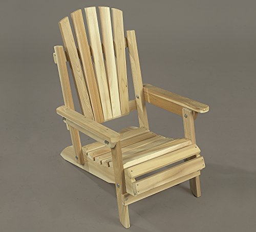 Rustic Natural Cedar Folding Junior Kids Adirondack Chair Kit 040404J