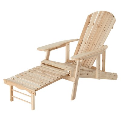 Adjustable Cedarfir Adirondack Chair Says&quotkick Back Relax&quot