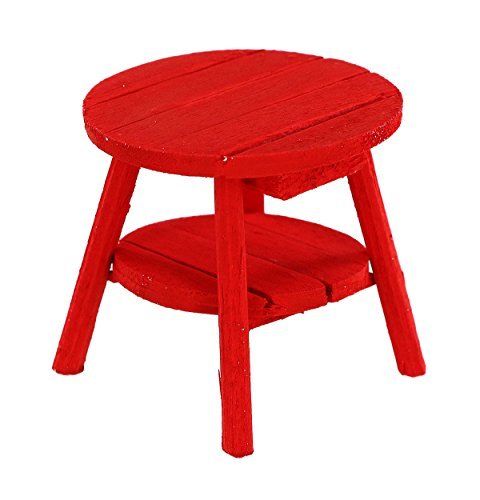 Fairy Garden Adirondack Table Red