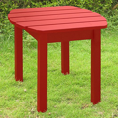 International Concepts Cherry Red Adirondack Table