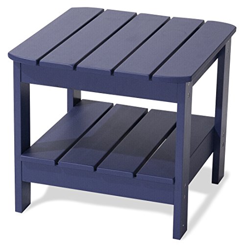 Majestic Home Goods Laguna Collection Adirondack Table Navy