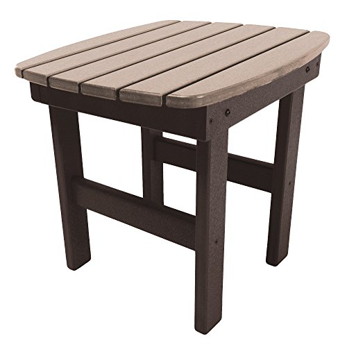 Pawleys Island Durawood Essential Adirondack Side Table - Chocolateweatherwood