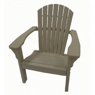 BIRDS CHOICE Classic Adirondack Chair - Dark Brown