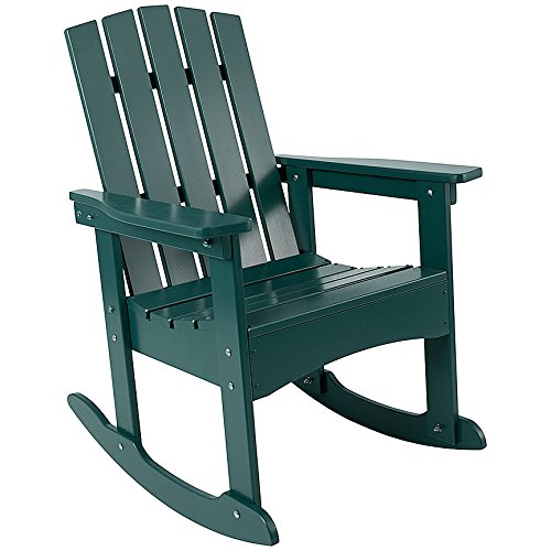 Manchester Wood Adirondack Rocker - Forest Green