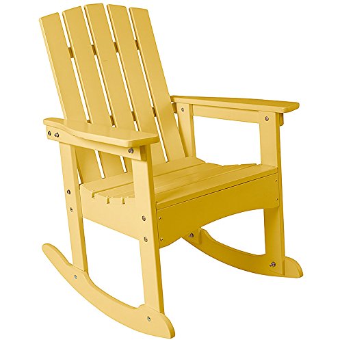 Manchester Wood Adirondack Rocker - Lemon Yellow