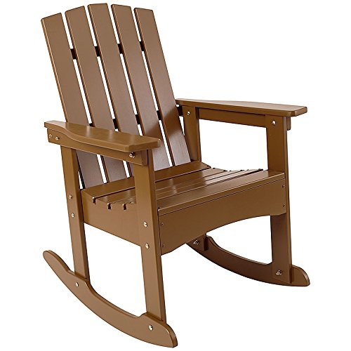 Manchester Wood Adirondack Rocker - Sturdy Brown