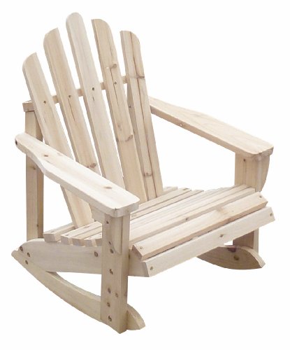 Shine Company Westport Kids Adirondack Rocker Natural