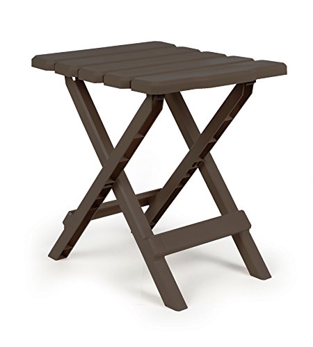 Camco 51882 Brown Regular Quick Folding Adirondack Side Table