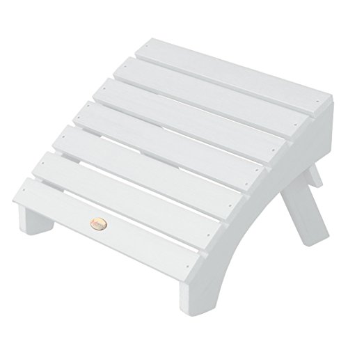 Highwood Folding Adirondack Ottoman White