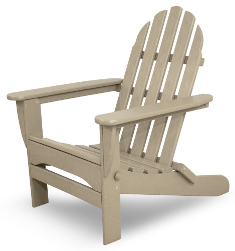 Ivy Terrace IVAD5030SA Classics Folding Adirondack Chair Sand