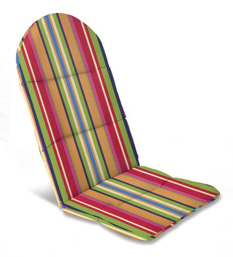 49 x 20-12 Weather-Resistant Outdoor Classic Adirondack Cushion in Fiesta Stripe