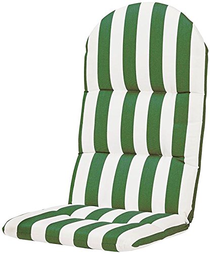 Bullnose Adirondack Outdoor Chair Cushion 2&quothx205&quotwx49&quotd Maxim Emerald Sunbrella