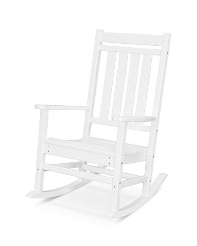 POLYWOOD Plantation Rocker Chair White